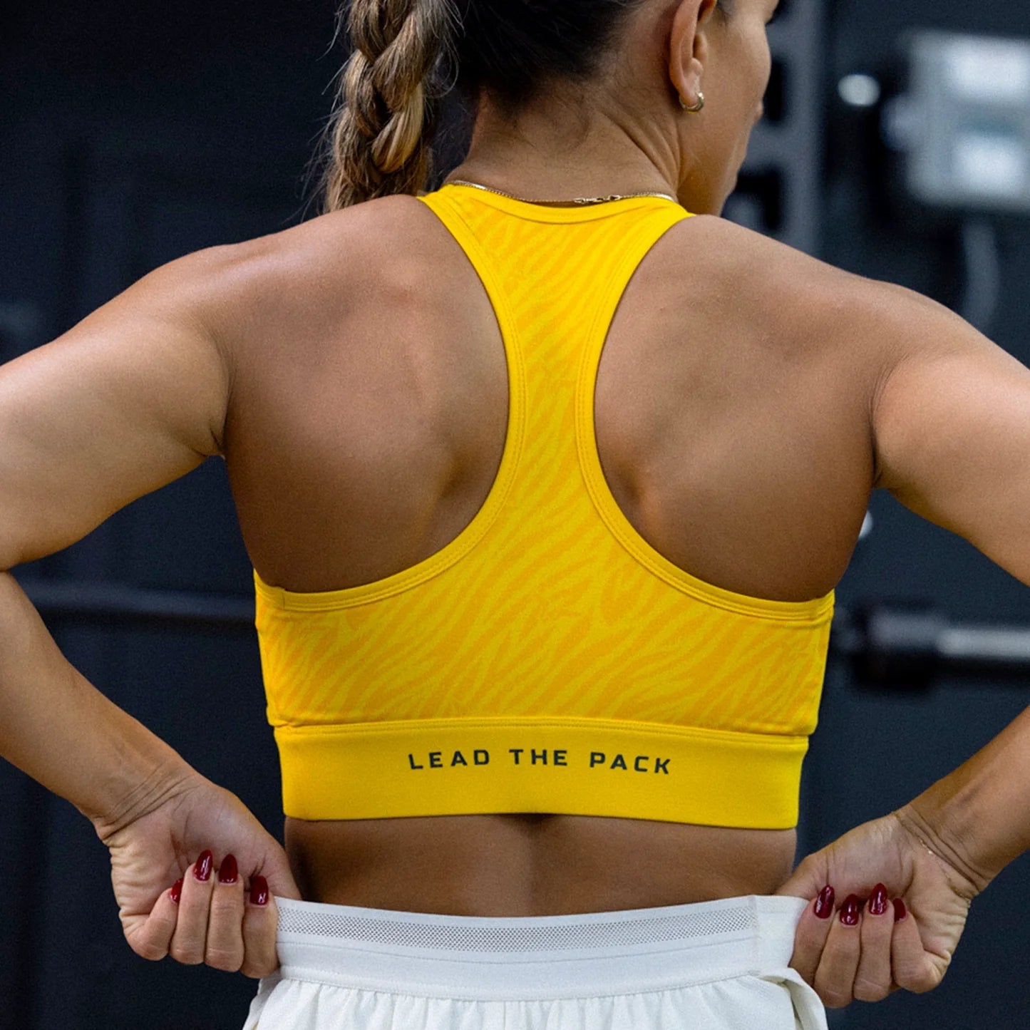 HERA PERFORMANCE BRA 2.0 SPECTRA YELLOW PRINT