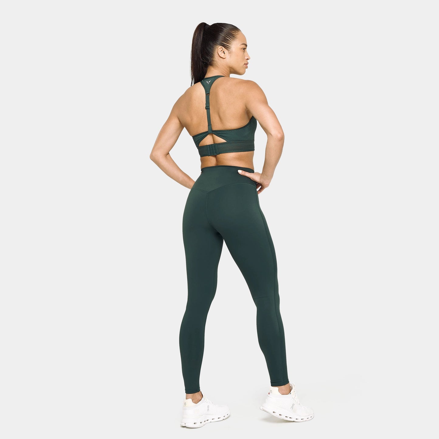 UNTAMED ZIP UP BRA - PINE GROVE & SCARAB PRINT