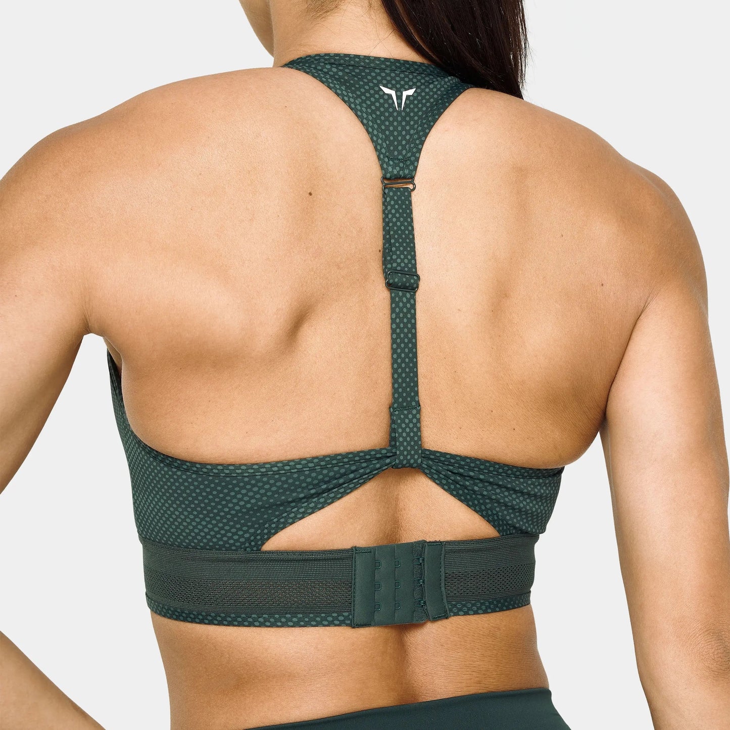 UNTAMED ZIP UP BRA - PINE GROVE & SCARAB PRINT