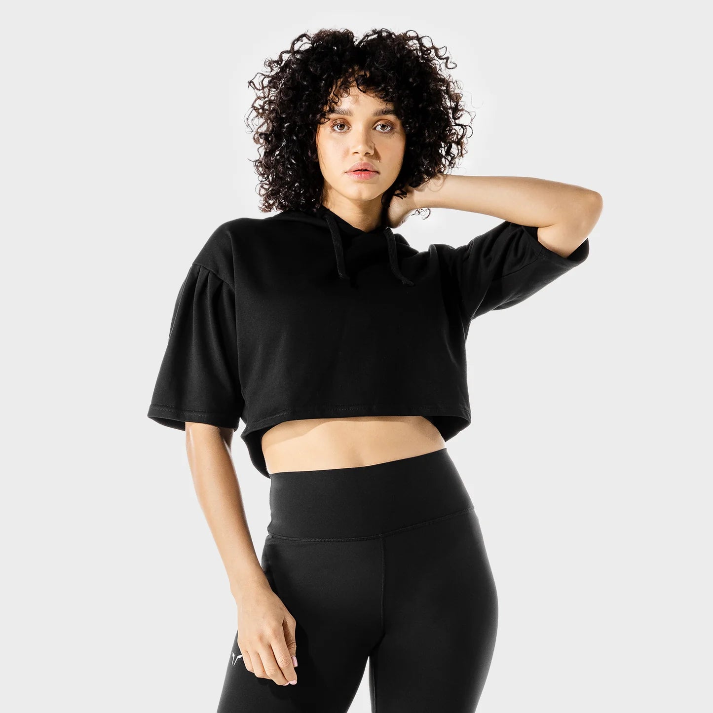 WOMEN'S FITNESS- CROP HOODIE