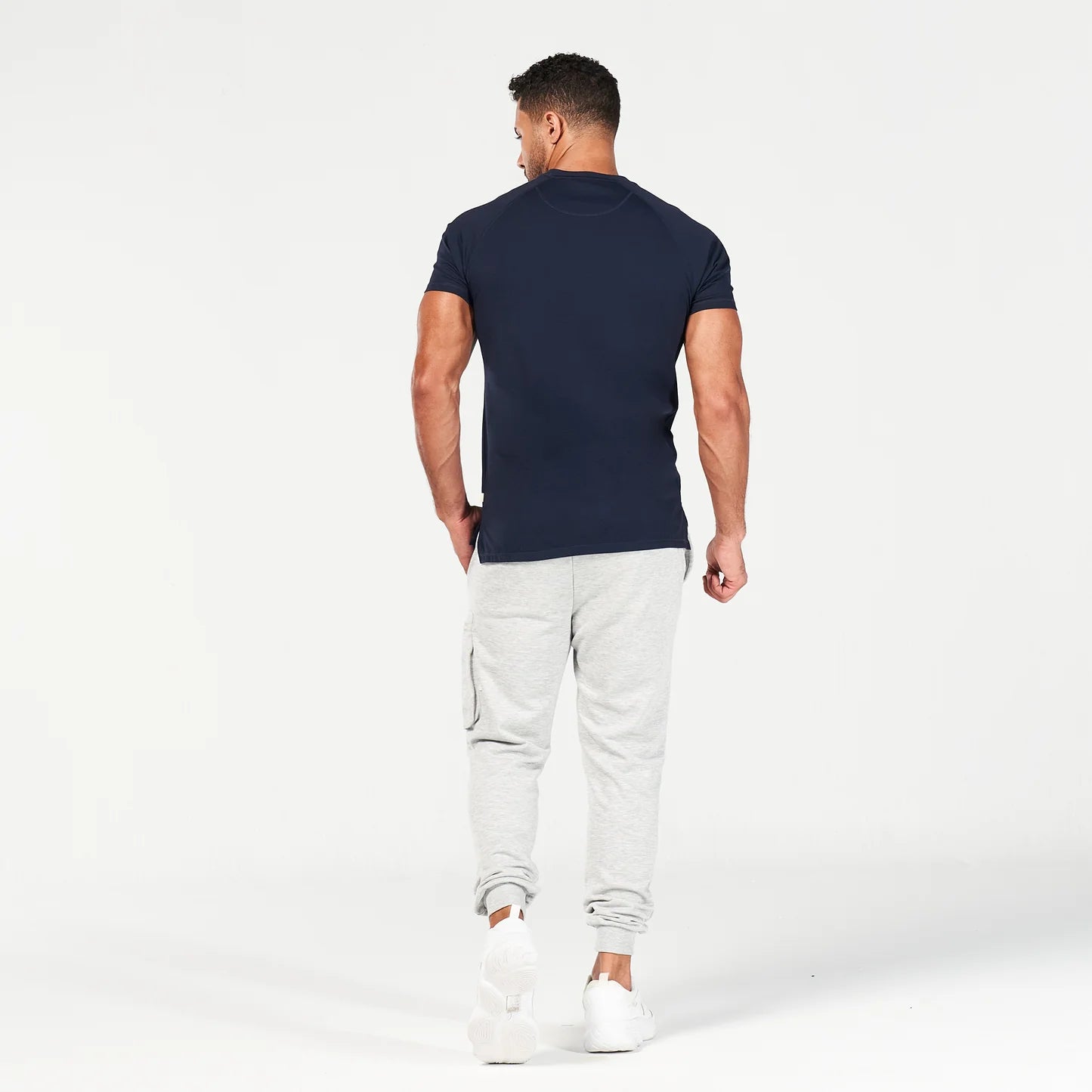 GOLDEN ERA RAGLAN MUSCLE TEE NAVY