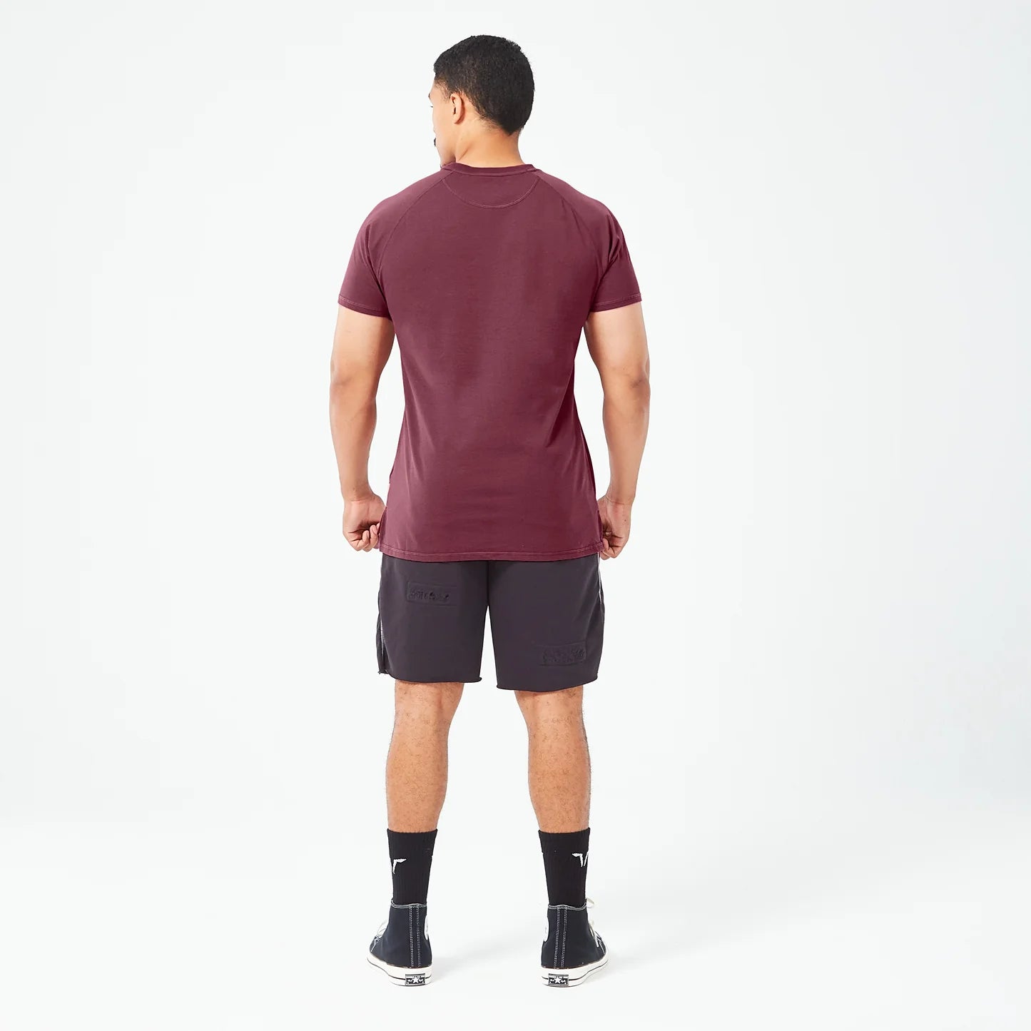 GOLDEN ERA RAGLAN MUSCLE TEE BURGUNDY
