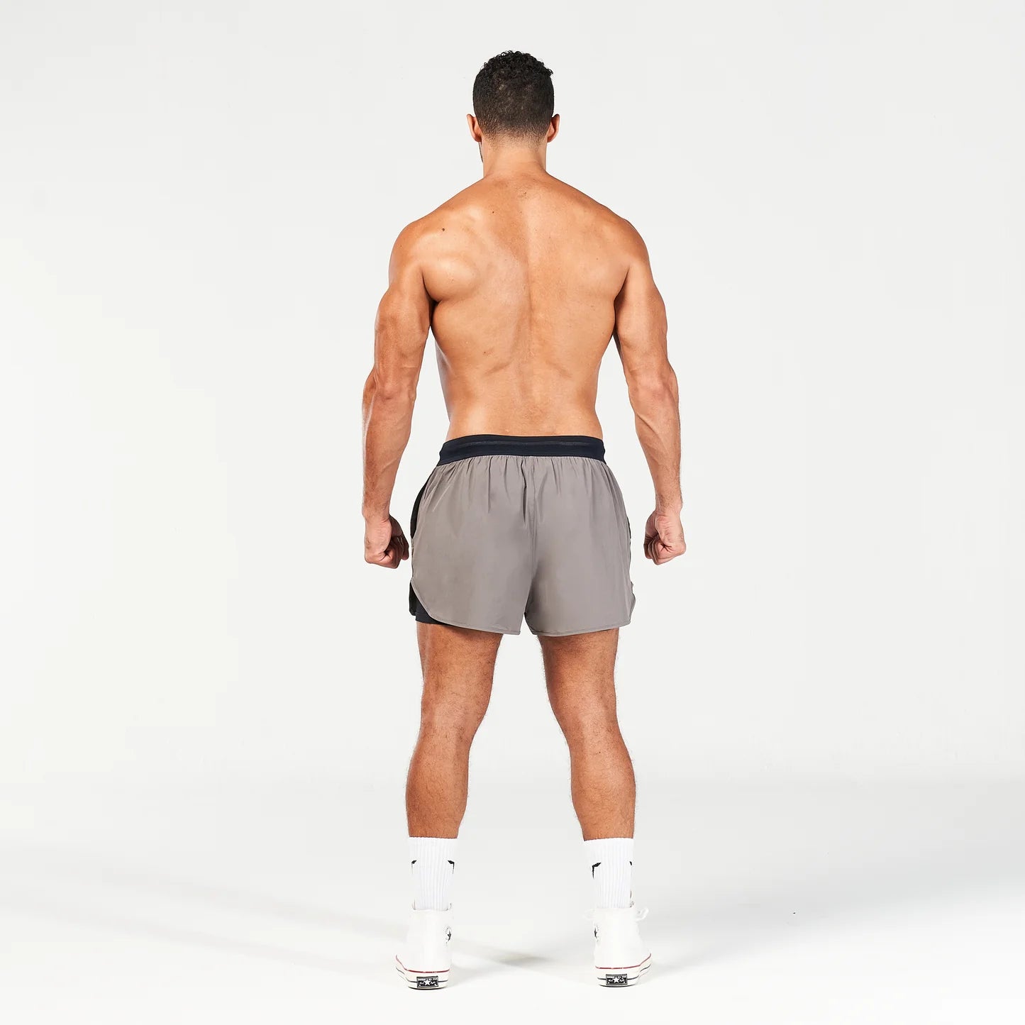 GOLDEN ERA YOUNG RETRO SHORTS 2IN1 DARK GULL GREY
