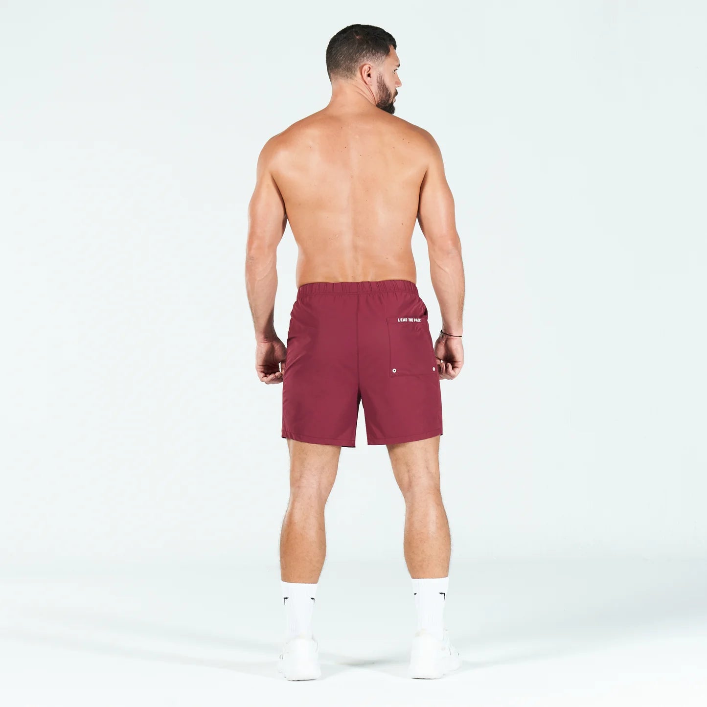 STATEMENT QUICK DRY SHORTS BURGUNDY