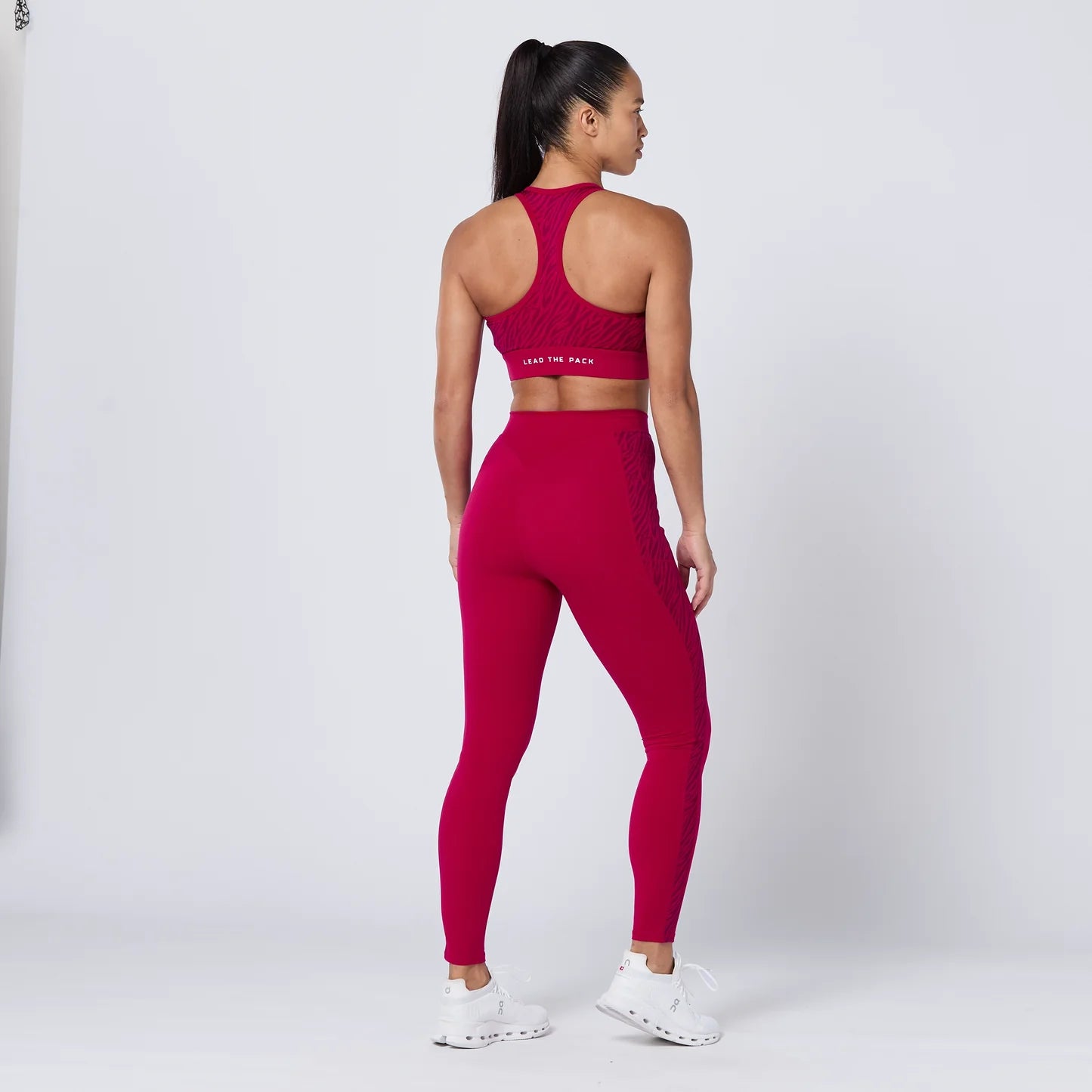 CROSSOVER LEGGINGS 27" CERISE