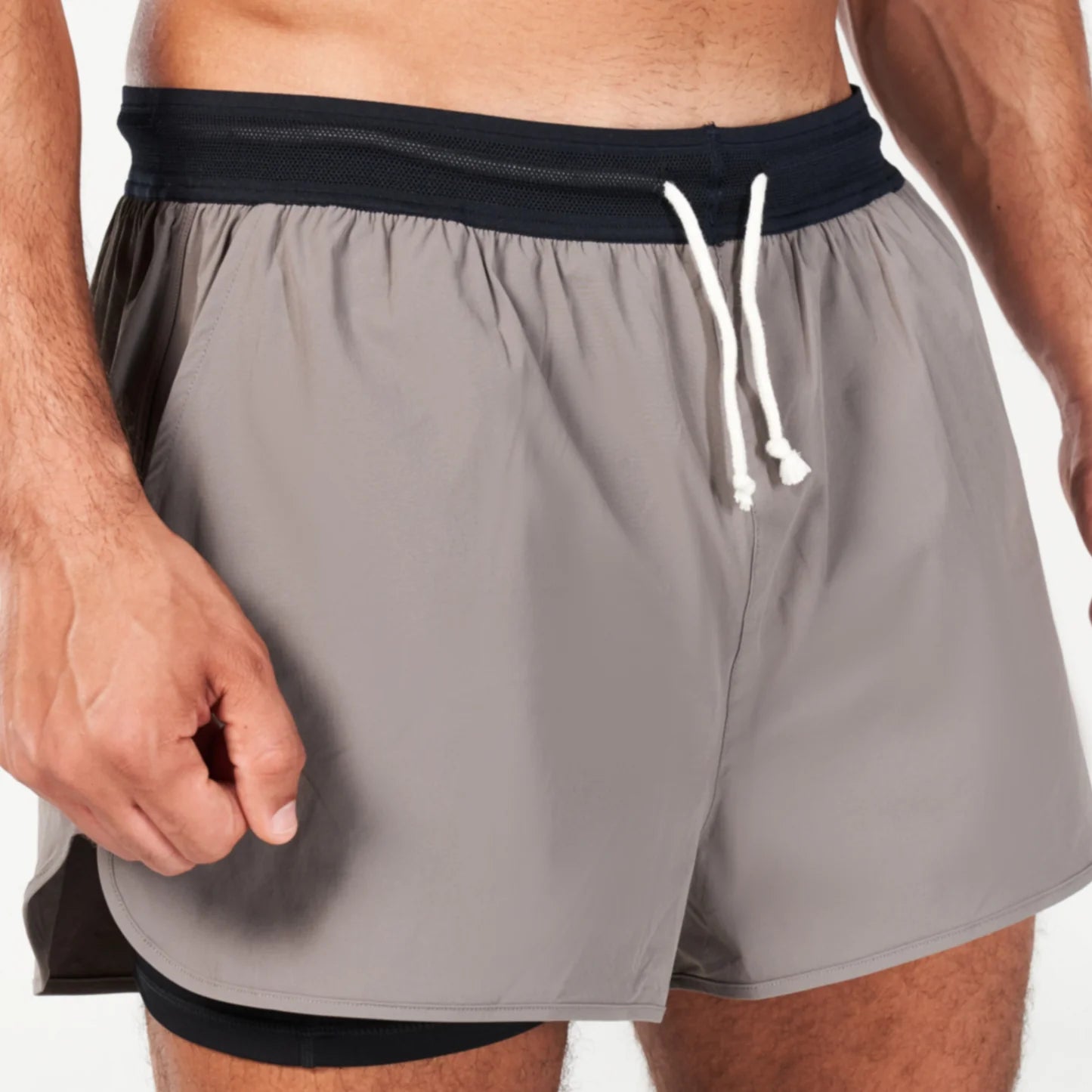 GOLDEN ERA YOUNG RETRO SHORTS 2IN1 DARK GULL GREY