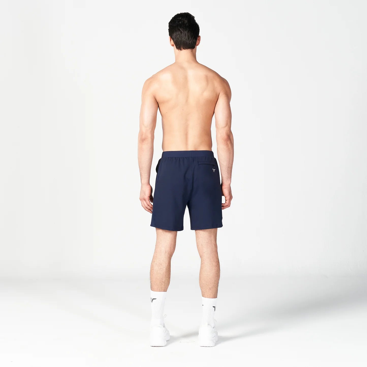 STATEMENT RIBBED FLEX SHORTS NAVY