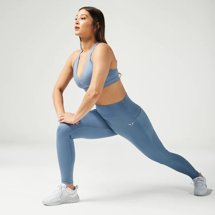 ESSENTIAL ACT LEGGINGS 27" CORONET BLUE