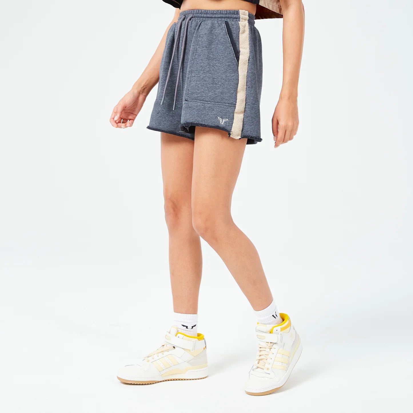 RETROGRADE PLUSH 3" SHORTS BLACK MARL