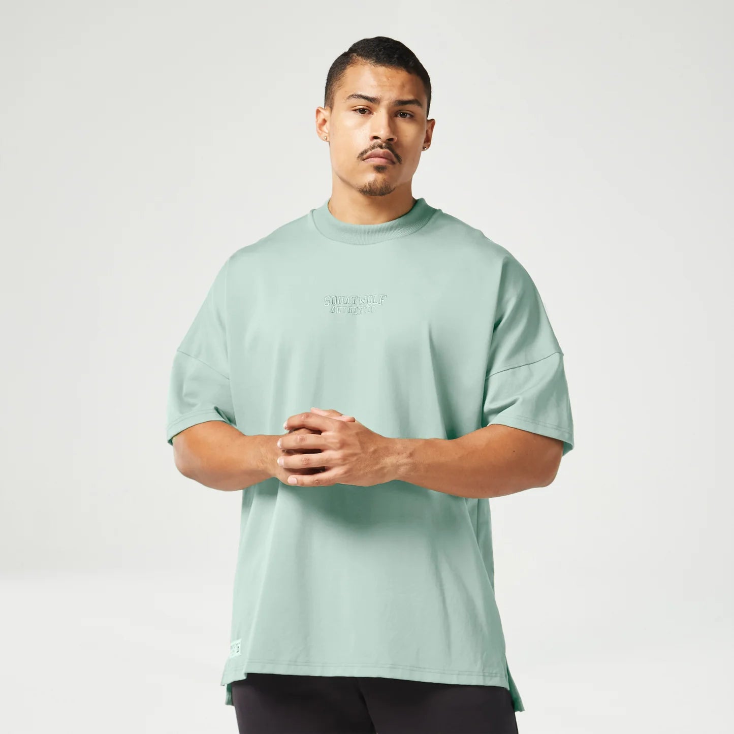 GOLDEN ERA AUTHENTIC OVERSIZED TEE AQUA FOAM
