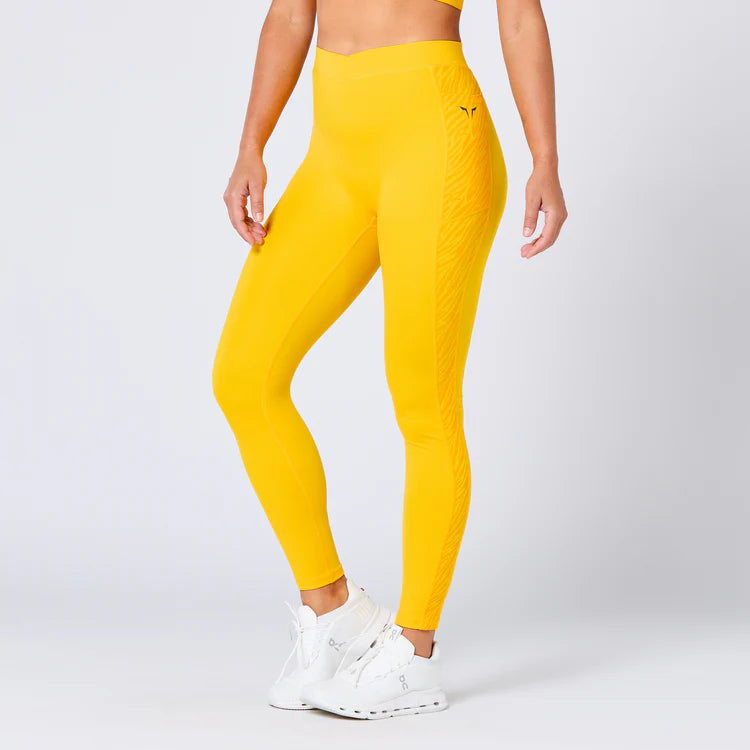 CROSSOVER LEGGINGS 27" SPECTRA YELLOW