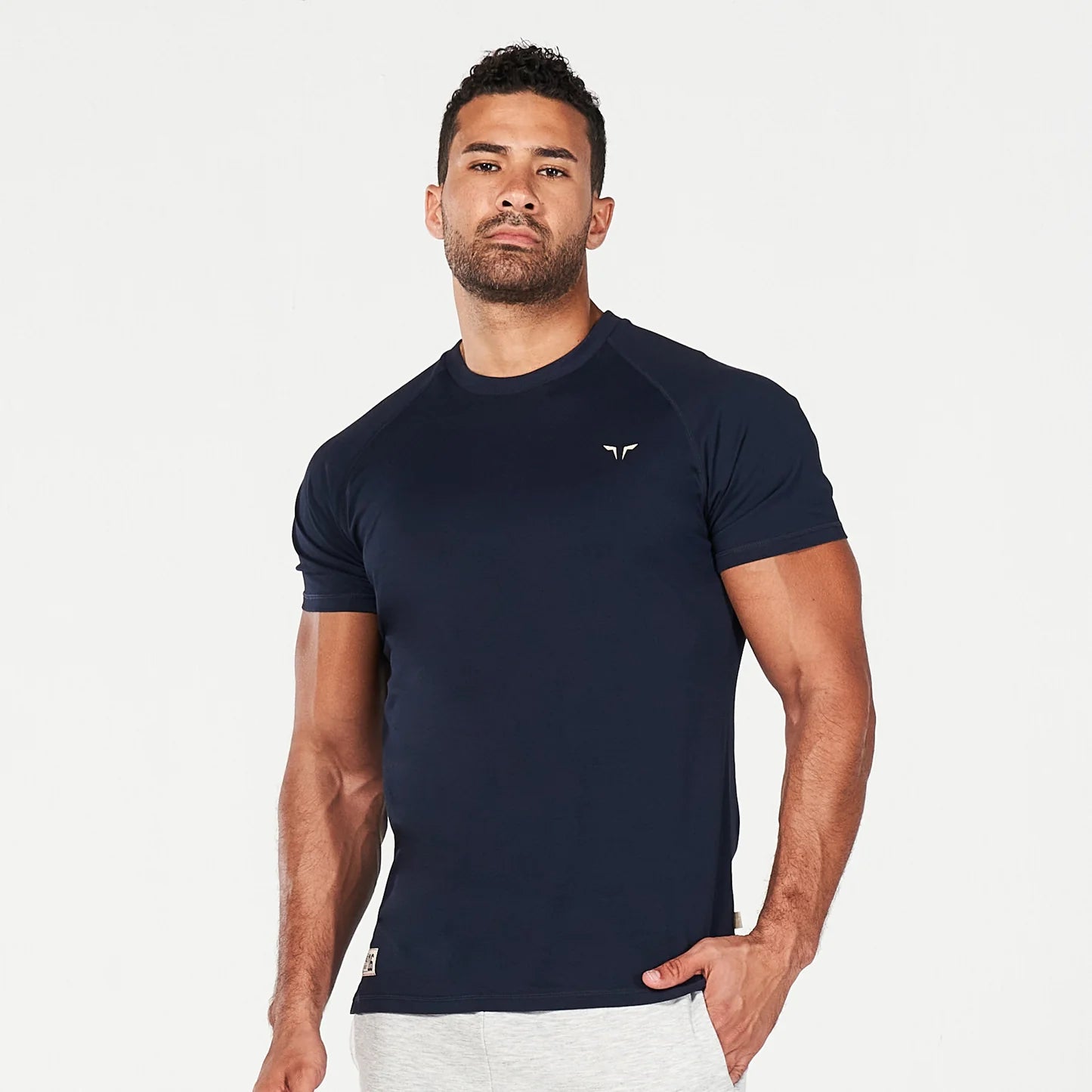 GOLDEN ERA RAGLAN MUSCLE TEE NAVY