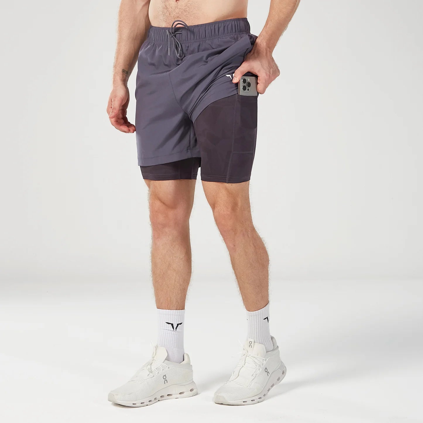 LIMITLESS 2-IN-1 7" SHORTS EBONY