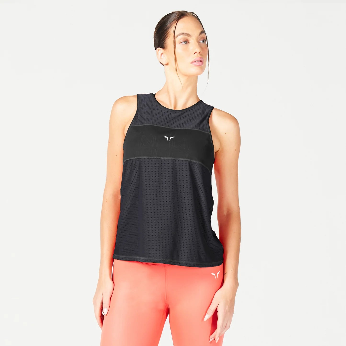 MESH REVERSIBLE TANK BLACK