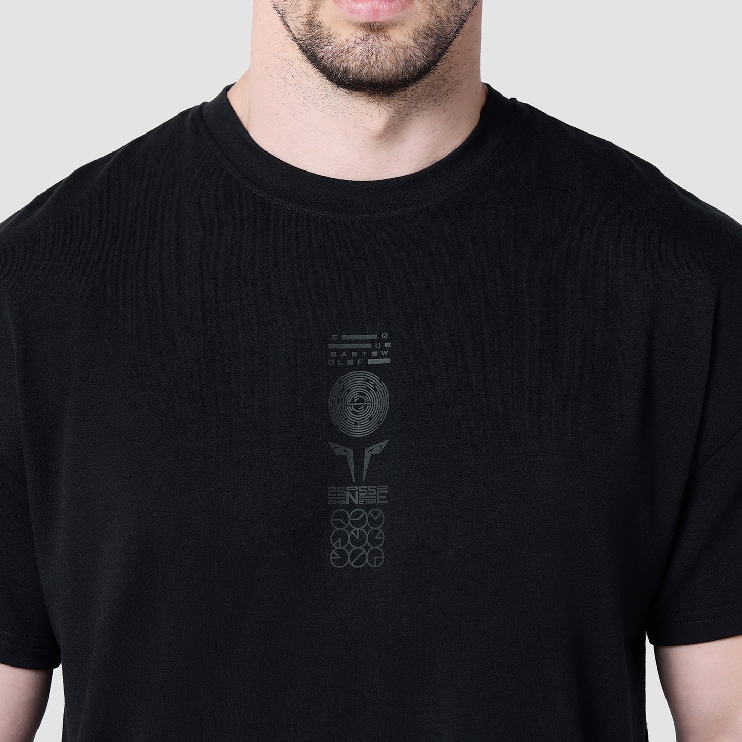 URBAN OVERSIZED TEE BLACK