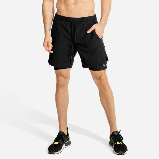 LIMITLESS 2IN1 SHORTS BLACK