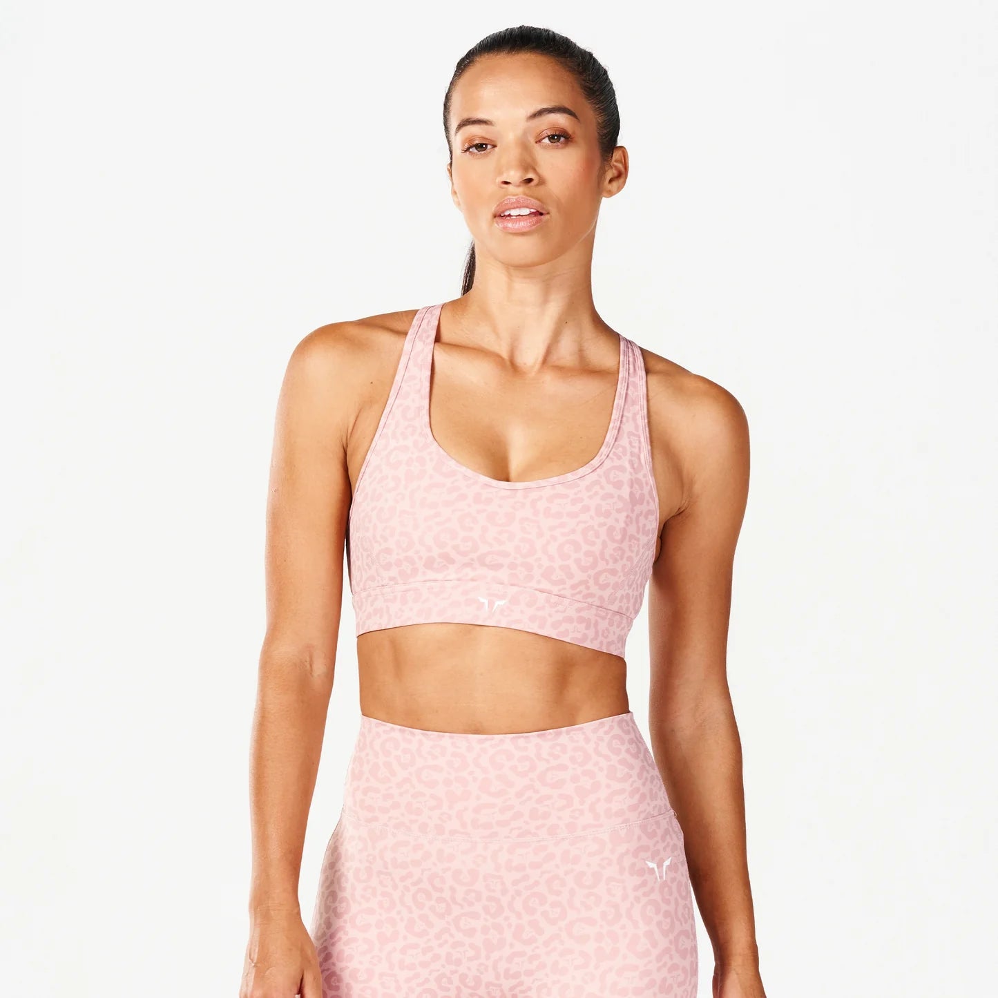 CORE ELEVATE BRA PALE MAUVE PRINT