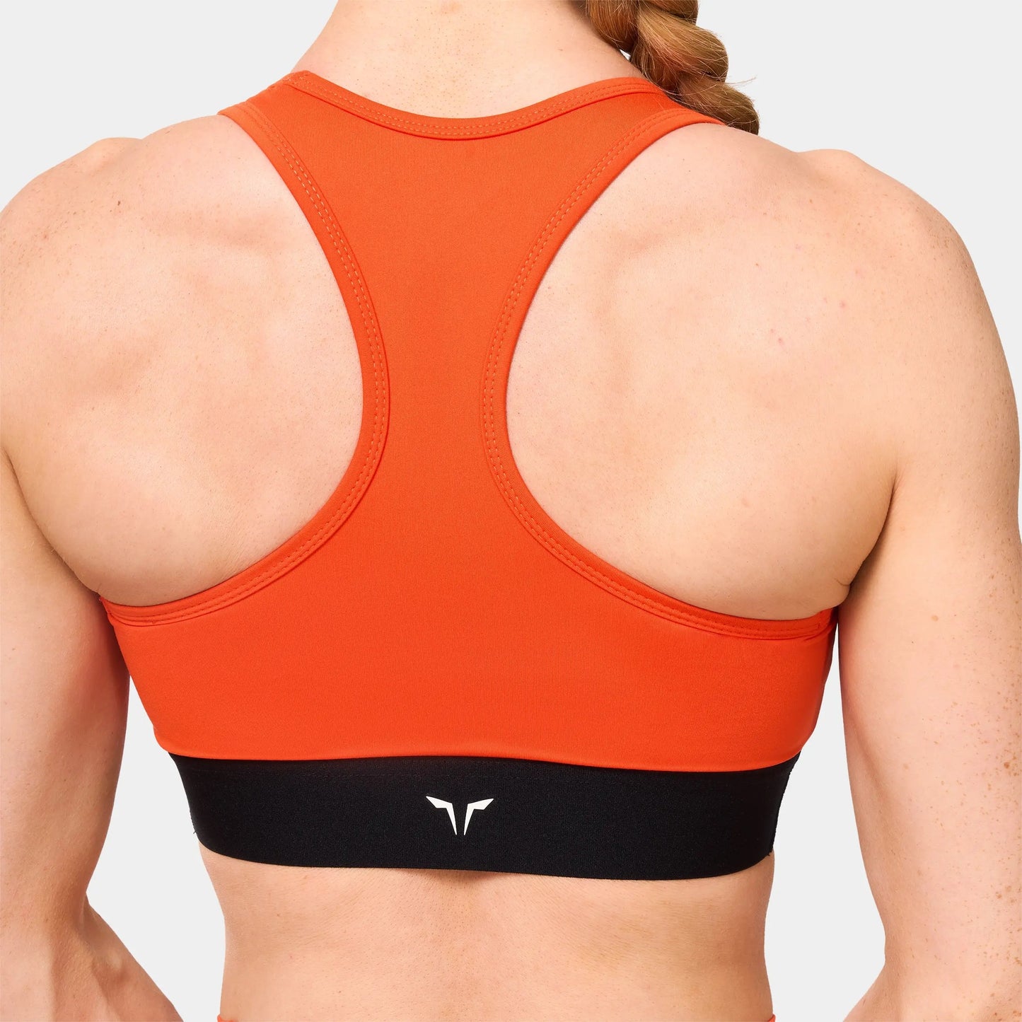 WORDMARK RACER BACK BRA - ORANGE.COM