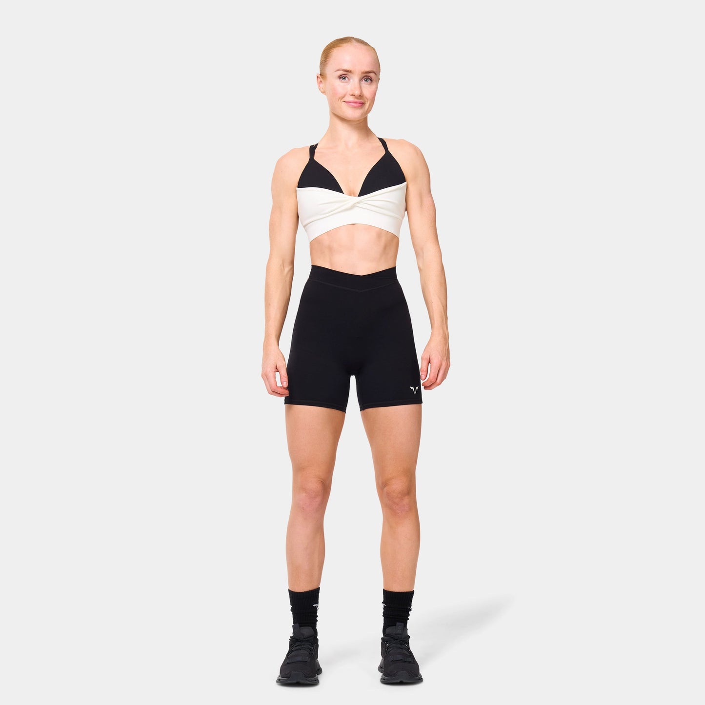 5" WRAP WAIST SHORTS - BLACK