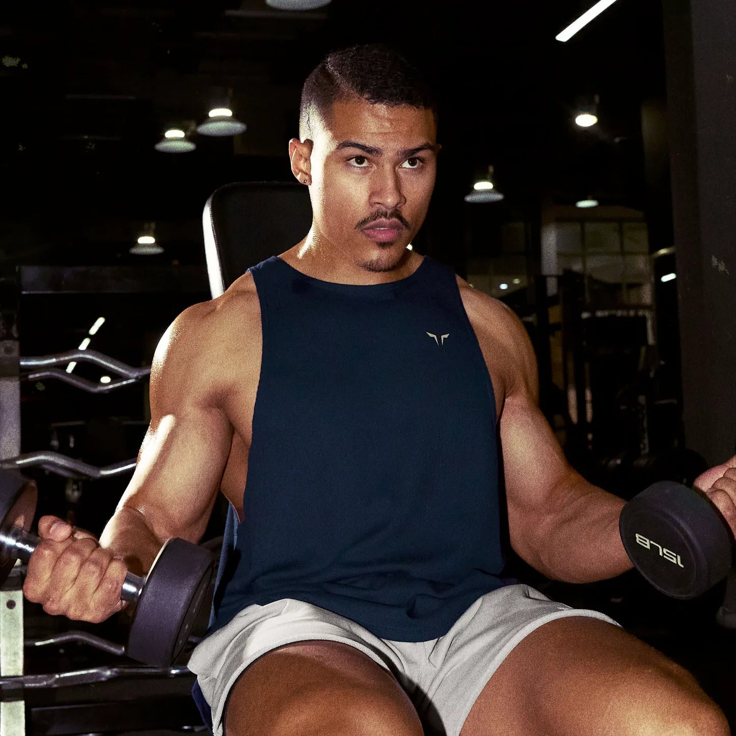 GOLDEN ERA OG GYM TANK NAVY