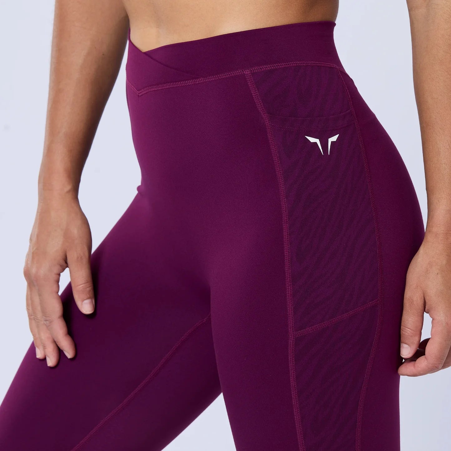 CROSSOVER LEGGINGS 27" PICKLED BEET