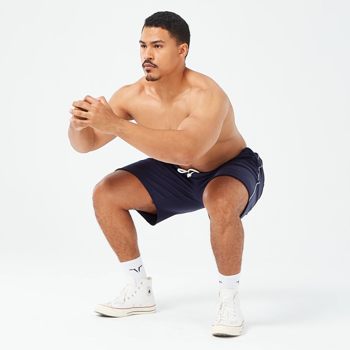 GOLDEN ERA RIPPED SHORTS NAVY