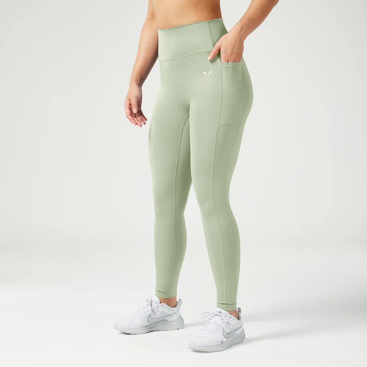 EESENTIAL HIGH WAISTED DESERT SAGE