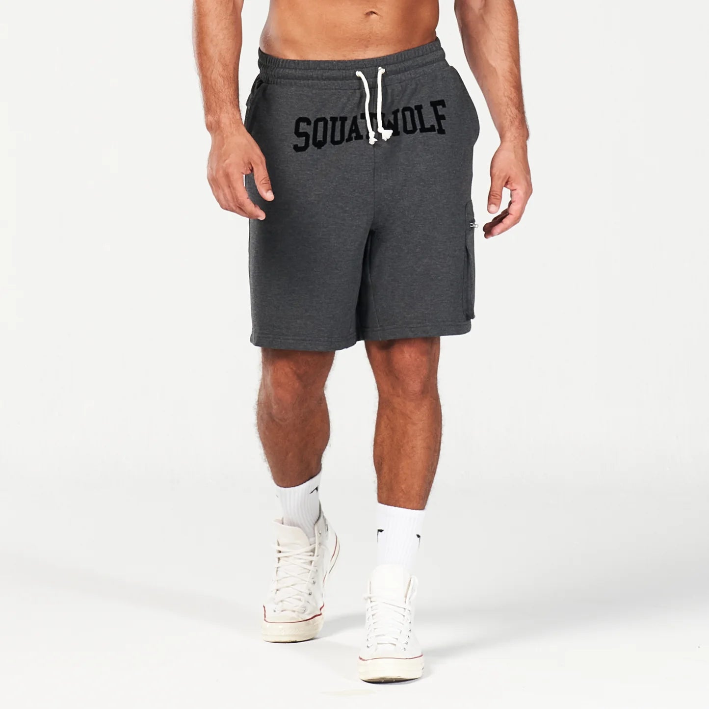 GOLDEN ERA NEW GEN JOGGER SHORTS BLACK MARL