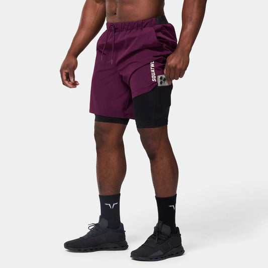 CORE 7'' PROTECH 2-IN-1 SHORTS - PICKLED BEET