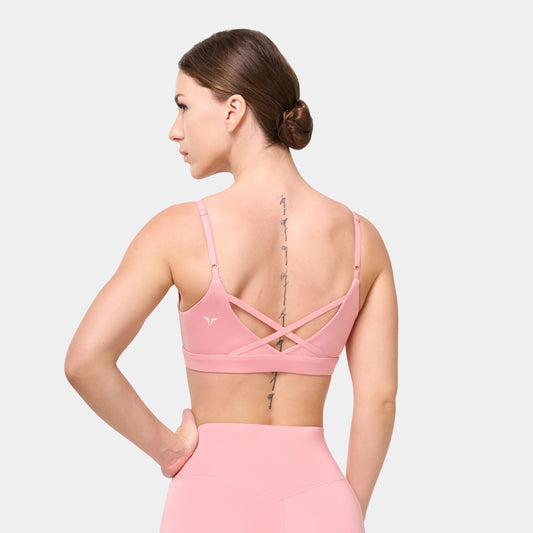 ESSENTIAL STRAPPY BRA - MAUVELOUS