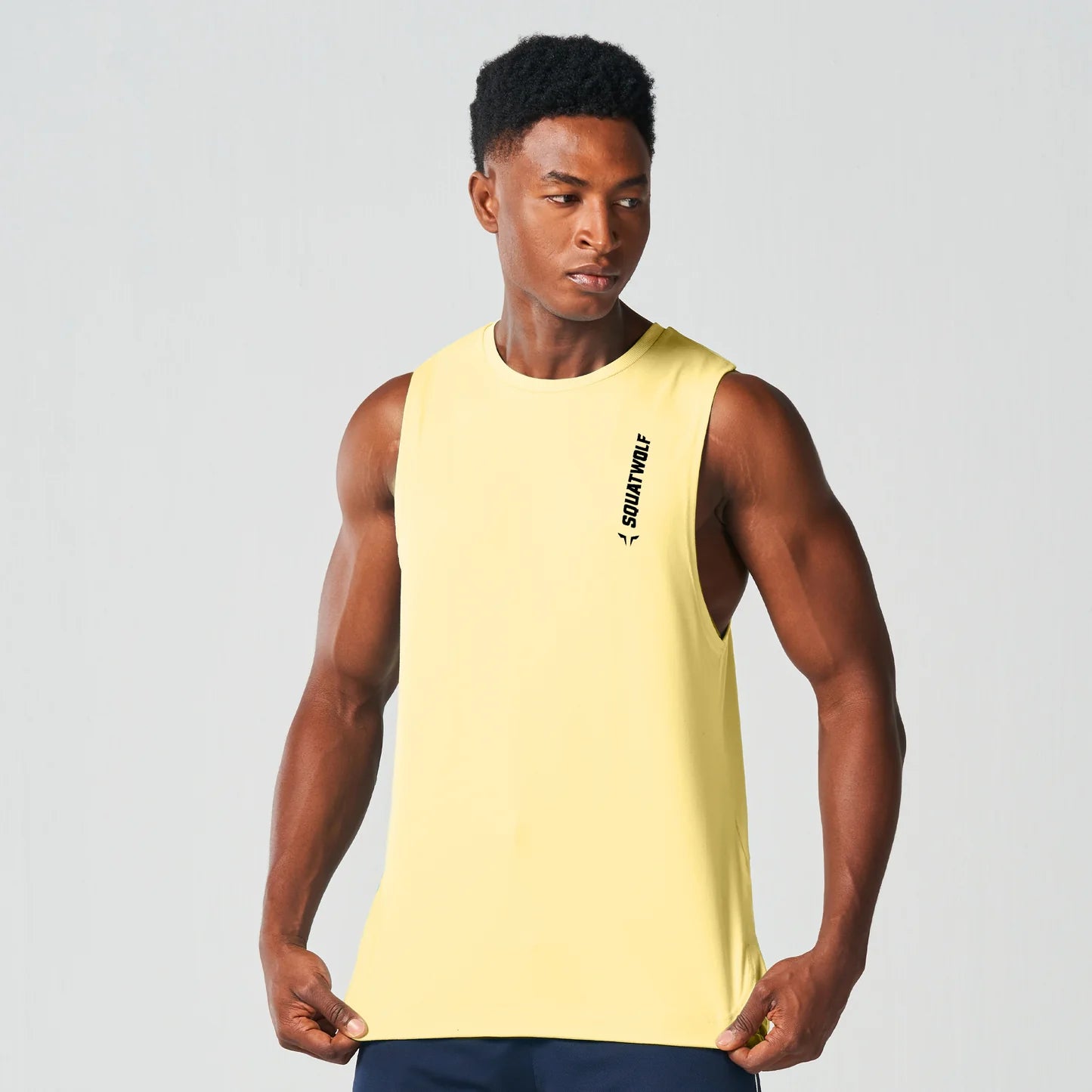 WARRIOR CUT OFF STRINGER 2.0 LEMONADE