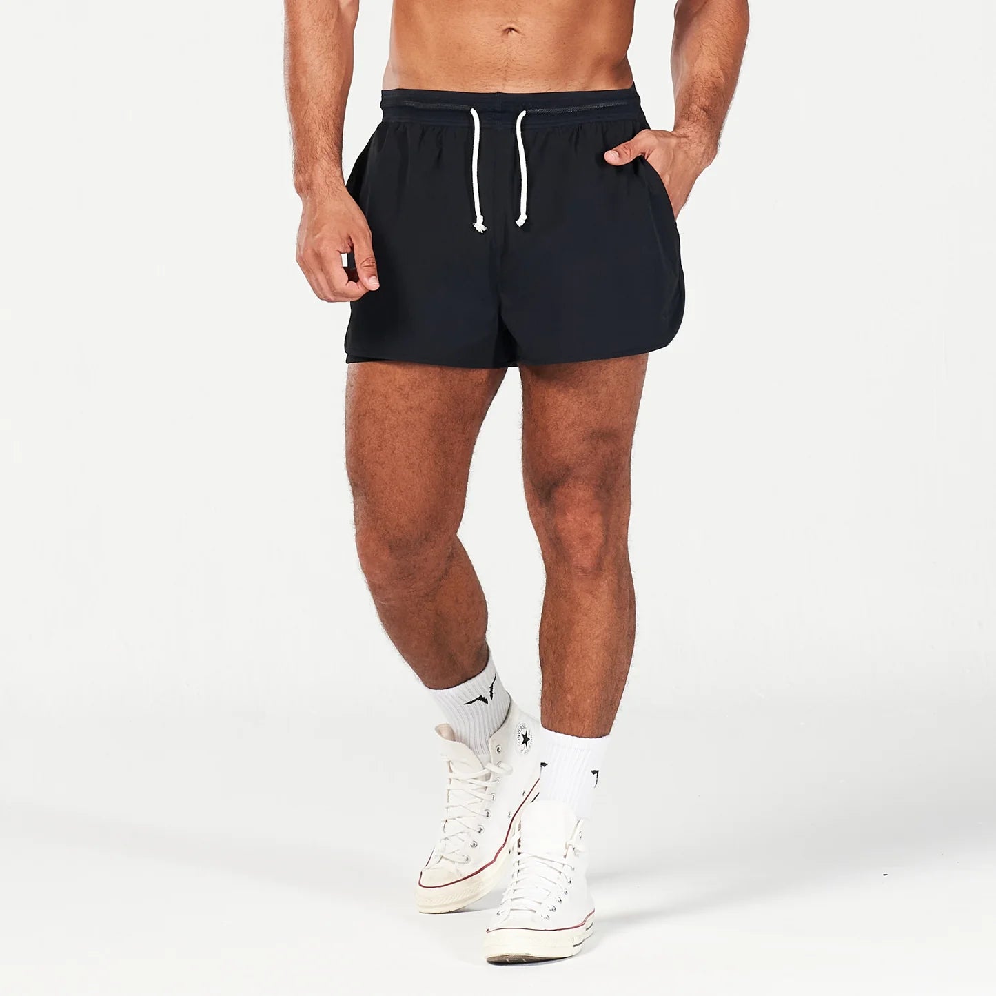GOLDEN ERA YOUNG RETRO SHORTS 2IN1 BLACK