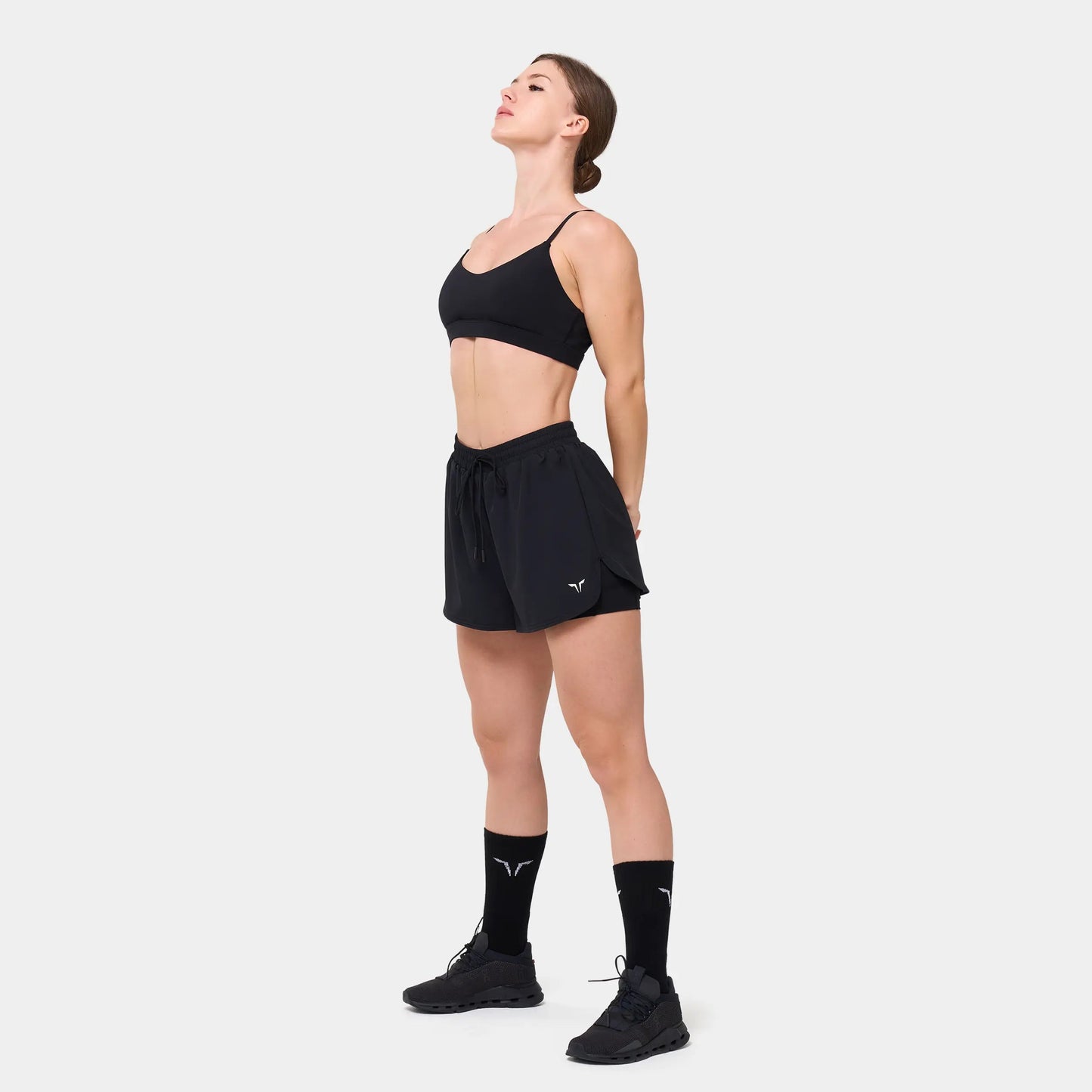 ESSENTIAL STRAPPY BRA - BLACK