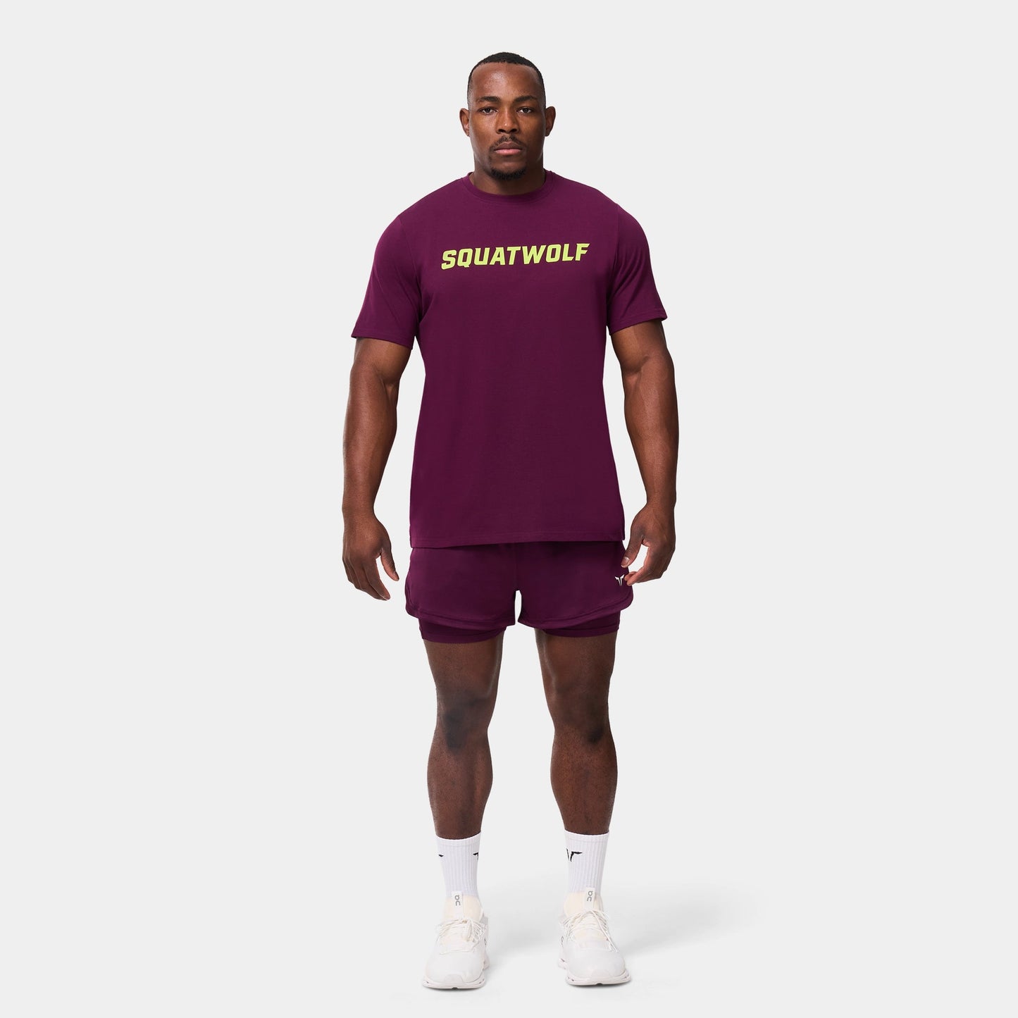WORDMARK REGULAR GYM TEE - PICKLED BEET