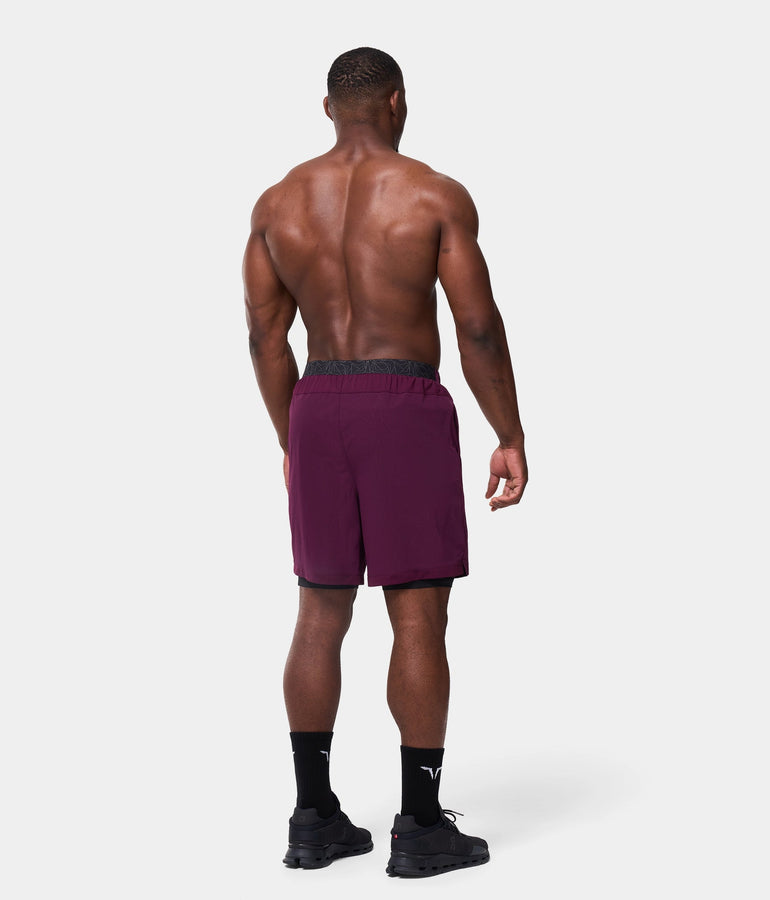 CORE 7'' PROTECH 2-IN-1 SHORTS - PICKLED BEET