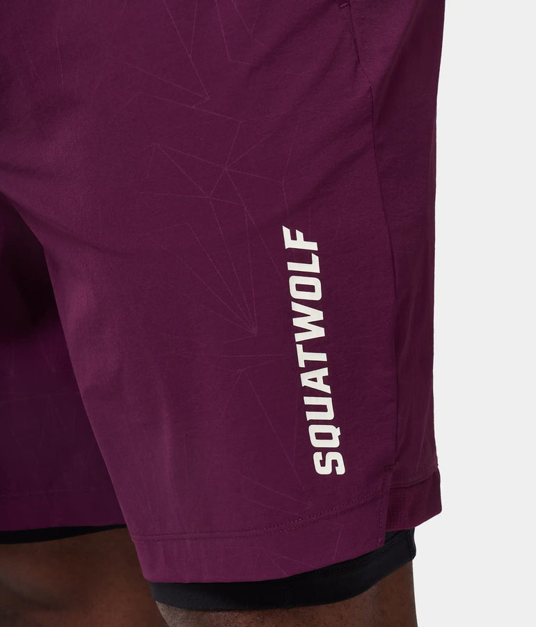 CORE 7'' PROTECH 2-IN-1 SHORTS - PICKLED BEET